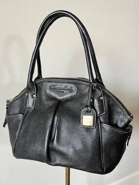 Odine Shoulder Bag Saddle Black